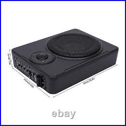 600W 8 Under-Seat Powered Subwoofer Sub Bass Speaker Car Truck Audio Slim Kit