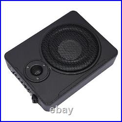 600W 8 Under-Seat Powered Subwoofer Sub Bass Speaker Car Truck Audio Slim Kit