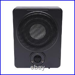 600W 8 Under-Seat Powered Subwoofer Sub Bass Speaker Car Truck Audio Slim Kit