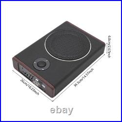 600W 8inch Car Under Seat Subwoofer Bass Slim Amplifier Bass High Power Speaker 600W 8inch Car Under Seat Subwoofer Bass Slim Amplifier Bass High Power Speaker