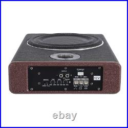 600W 8inch Car Under Seat Subwoofer Bass Slim Amplifier Bass High Power Speaker 600W 8inch Car Under Seat Subwoofer Bass Slim Amplifier Bass High Power Speaker