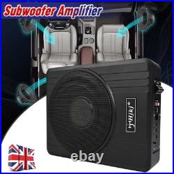 600W Active Underseat Car Bass Box Audio Subwoofer Sub Speaker Amplifier 4? UK