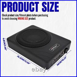 600W Active Underseat Car Bass Box Audio Subwoofer Sub Speaker Amplifier AN