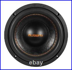 6 Inch Compact Subwoofer 300 Watts Space Saving Car Audio Bass Musway Mw622