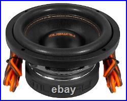 6 Inch Compact Subwoofer 300 Watts Space Saving Car Audio Bass Musway Mw622