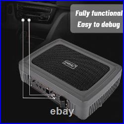 6x8 Car Underseat Slim Amplifier Subwoofer Audio Amp Sub Bass Box Speaker 1200W