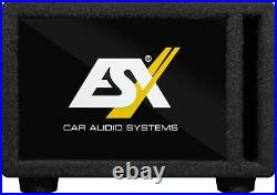 6x9 400w Compact Car Subwoofer Esx Dbx200q Underseat Enclosure Passive Bass
