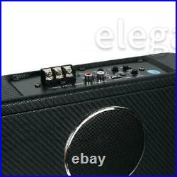 800W 12V 8'' Active Underseat Car Bass Box Audio Subwoofer Sub Speaer Amplifier