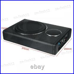 800W 8'' Auto Active subwoofer Amplified Underseat Car Bass Box Audio Amplifier