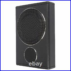 800W 8 Car Subwoofer 12V Active Underseat Bass Box Audio Sub Speaker Amplifier