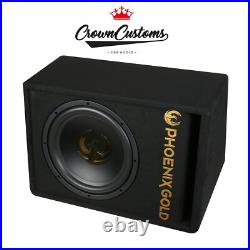 800w 10 Active Subwoofer Phoenix Gold Z10ab 200w Rms With Wiring Kit 800w 10 Active Subwoofer Phoenix Gold Z10ab 200w Rms With Wiring Kit
