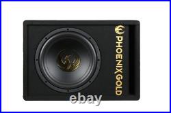 800w 10 Active Subwoofer Phoenix Gold Z10ab 200w Rms With Wiring Kit 800w 10 Active Subwoofer Phoenix Gold Z10ab 200w Rms With Wiring Kit