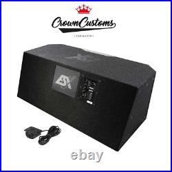 800w Dual 8 Active Bandpass Bass Enclosure Flex Port Esx Dbx208bpa Car Audio