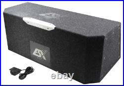 800w Dual 8 Active Bandpass Bass Enclosure Flex Port Esx Dbx208bpa Car Audio