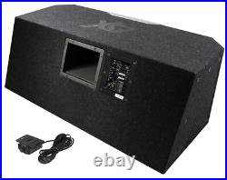800w Dual 8 Active Bandpass Bass Enclosure Flex Port Esx Dbx208bpa Car Audio