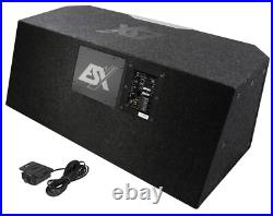800w Dual 8 Active Bandpass Bass Enclosure Flex Port Esx Dbx208bpa Car Audio
