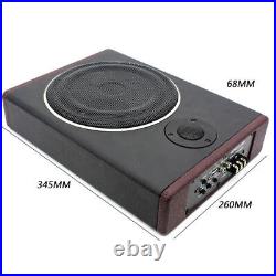 8Inch 600W Car Under Seat Slim Amplifier Active Subwoofer Audio Bass Box Speaker 8Inch 600W Car Under Seat Slim Amplifier Active Subwoofer Audio Bass Box Speaker
