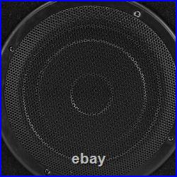8 600W Car Under Seat Amplifier Subwoofer Enclosure Bass Box HiFi Slim Speaker