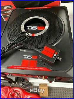 8 600W Under-Seat Car Sub woofer Powered Bass Amplifier Slim DS18 SQBASS