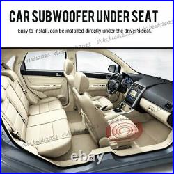 8'' 800W Car Active Underseat lifier Subwoofer Audio Sub Bass Box Speaker KIT UK