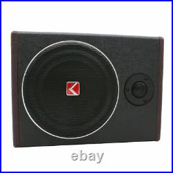 8 inch 600w Under Seat Car Subwoofer High Power Amplified Bass Speaker Amp UK