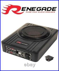 8 inch ported built in Amplified speaker box renegade Extreme Bass Boost New