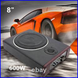 8inch Car Under Seat Subwoofer Bass Slim Amplifier Bass High Power Speaker 600W 8inch Car Under Seat Subwoofer Bass Slim Amplifier Bass High Power Speaker 600W