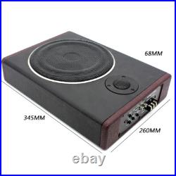 8inch Car Under Seat Subwoofer Bass Slim Amplifier Bass High Power Speaker 600W 8inch Car Under Seat Subwoofer Bass Slim Amplifier Bass High Power Speaker 600W