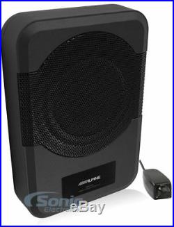 ALPINE 120W Compact Powered 8 Car Subwoofer for Under or Behind Seat PWE-S8