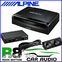 ALPINE 8 20CM Active 150 W Amplified Slim Underseat Car Sub Subwoofer Bass Box