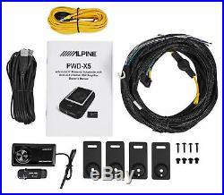ALPINE PWD-X5 Slim Under-Seat Powered Subwoofer+Wire Kit+(4) Polk 6.5 Speakers