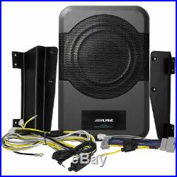 ALPINE PWE-S8-WRA Under Seat 240W Amplified Subwoofer for 2011-Up Jeep Wrangler