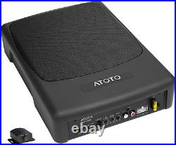 ATOTO CS-101SW 10 Ultra Slim Active Car Subwoofer, Under-Seat Powered Subwoofer