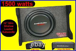 AUDIOBAHN 1500 Watt Bass Subwoofer 12 Auto Bassbox PASSIVE XTREME SOUND BOX NEW