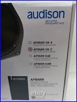 AUDISON APBMW S8-2 Car 8'' 2-ohms Subwoofer Audio Upgrade for BMW-MINI OPEN#
