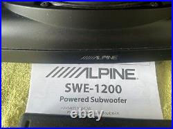 A Alpine Land Rover SWE-1200 Cubby Box Sub Woofer USED