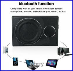 A Bluetooth Underseat Car 12 V 8 Inch 250 RMS 800 Watts Peak