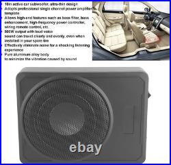 Active Subwoofer Car Amplifier Subwoofer Under? Seat Car Audio Retrofit 10 800W