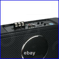 Active Underseat Car Bass Box Audio Slim Subwoofer Sub Speaker Amplifier 800W 8