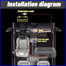 Active Underseat Car Bass Box Audio Subwoofer Sub Speaker Amplifier Music Player