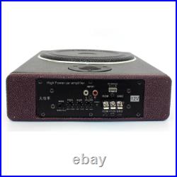 Active subwoofer Auto 600W Amplified Slim Underseat Car Bass Box Audio Amplifier Active subwoofer Auto 600W Amplified Slim Underseat Car Bass Box Audio Amplifier