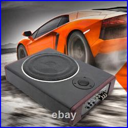 Active subwoofer Auto 600W Amplified Slim Underseat Car Bass Box Audio Amplifier Active subwoofer Auto 600W Amplified Slim Underseat Car Bass Box Audio Amplifier