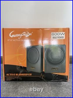 Akozon Under Seat Subwoofer Car Stereo 10inch 12V 800W Brand New
