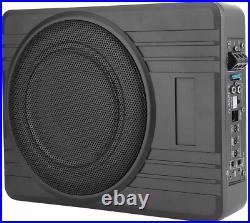 Akozon Under Seat Subwoofer, Underseat Subwoofer, Car Stereo 10inch 12V 800W