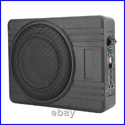 Akozon Under Seat Subwoofer, Underseat Subwoofer, Car Stereo 10inch 12V 800W