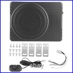 Akozon Under Seat Subwoofer, Underseat Subwoofer, Car Stereo 10inch 12V 800W