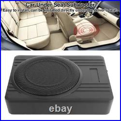 Akozon Under Seat Subwoofer, Underseat Subwoofer, Car Stereo 10inch 12V 800W
