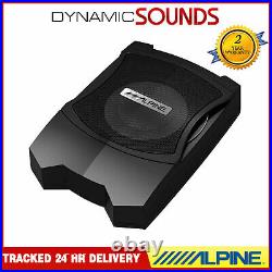 Alpine PWE-V80 8 20cm Under Seat Active Amplified Subwoofer Bass Box Alpine PWE-V80 8 20cm Under Seat Active Amplified Subwoofer Bass Box