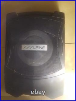 Alpine PWE-V80 8 20cm Under Seat power Amplified Subwoofer