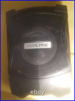 Alpine PWE-V80 8 20cm Under Seat power Amplified Subwoofer